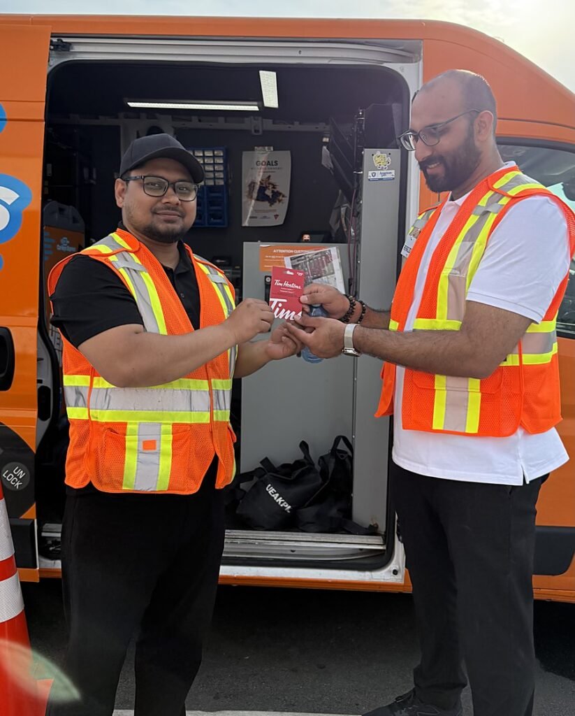 Asorin Management technicians at the mobile key cutting and programming van